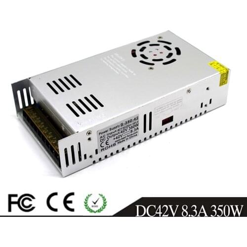 42V 8.3A 350w Switch Power Supply Driver Transformer AC110V 220V To DC42V Power Adapter for Led Strip Lamp CNC CCTV Stepper