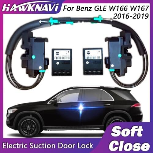 Smart Electric Suncion Door Lock for Mercedes Benz GLE W166 W167 with Auto Soft Close Super Silence Anti Pinch Car Vehicle Door