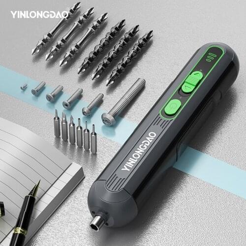 Smart electric screwdriver Small cordless electric screwdriver Household electric batch mini set High torque power tools