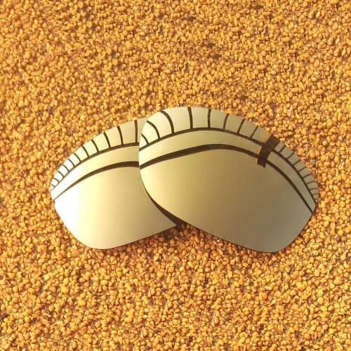 Bronze Gold Mirrored Polarized Replacement Lenses for Pit Bull Sunglasses Frame 100% UVA & UVB
