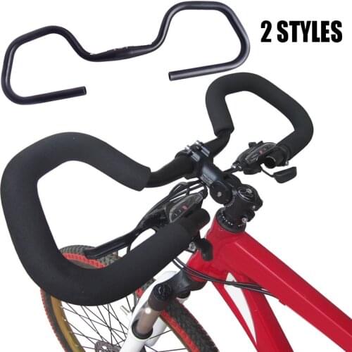 1pcs 25.4mm Bicycle Handle Bar Aluminum Alloy Bike Trekking Bar Wear-resistant Mountain Road Bike Butterfly Handle