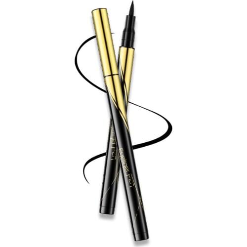 1 Pcs Zwarte Langdurige Eye Liner Pencil Waterproof Eyeliner Smudge-Proof Cosmetische Makeup vloeibare