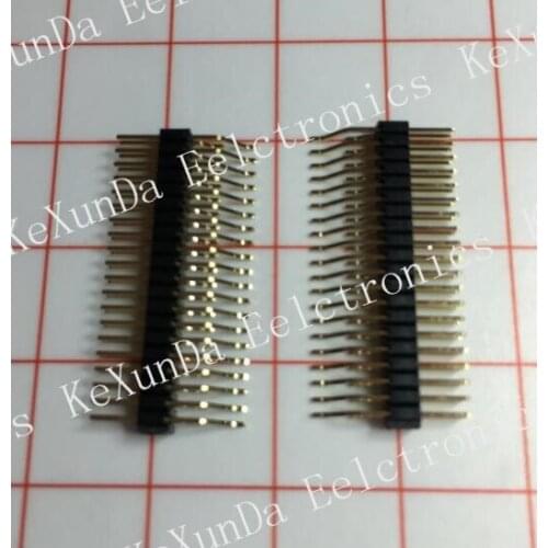 100PCS 1.27MM 2*20 40PIN SMT SMD Pin Header FREE SHIPPING