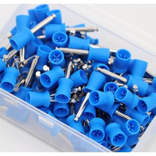 100pcs/200pcs Dental Polisher Cup Brushes Oral Hygiene Flat Polishing Polisher Dentist Instrument Product Brush Dental Lab Tools