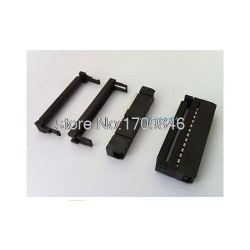 100pcs IDC FC-6 FC-8 FC-10 FC-14 FC-16 Connector 6PIN 8PIN 10PIN 14PIN 16 PIN Female Header 2.54 mm Connector