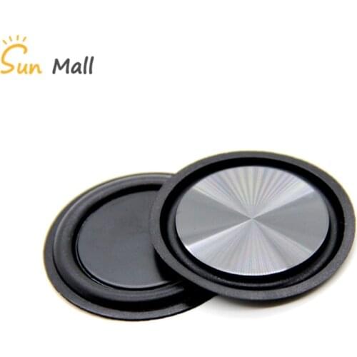 2PCS 50mm diameter bass diaphragm passive plate enhanced bass low frequency film radiator rubber diaphragm