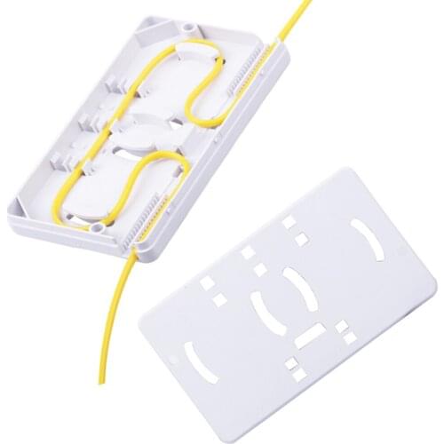 20pcs Drop cable protection box Optical fiber Protection box heat shrink tubing to protect fiber splice tray 2 into 2 out,Durabl