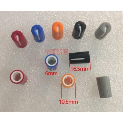 45pcs peavey mixer Half axle Potentiometer knob cap / audio console light console knob cap 270 degree Red orange blue gray black
