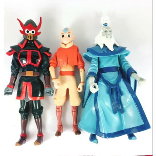Avatar The Last Airbender AANG FIRE NATION SOLDIER SPIRIT ROKU Actioin Figure Collection