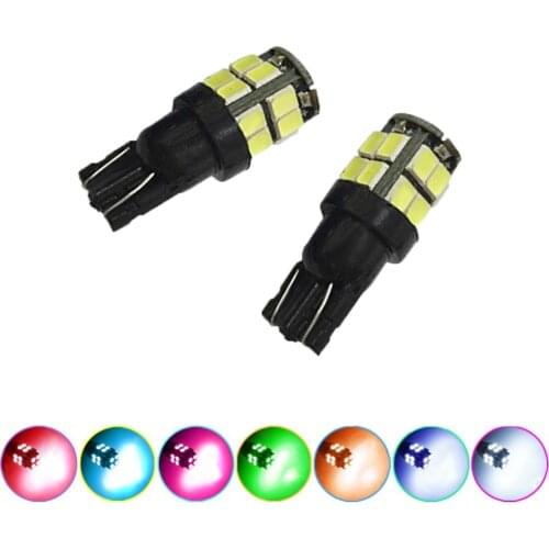 T10 194 168 2835 20SMD Car Signal Light 20 LED Auto Reading Bulb Car License Plate Lights ( Package of 5 )