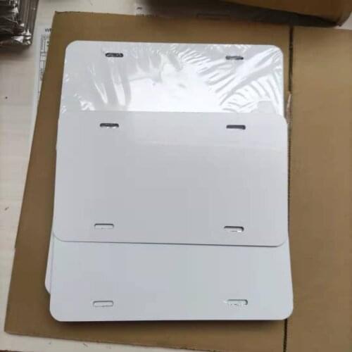 Free Shipping 10pcs/lot 6"x12" Sublimation Blank Metal Car Number Plate For Dye Sublimation Printing Transfer DIY