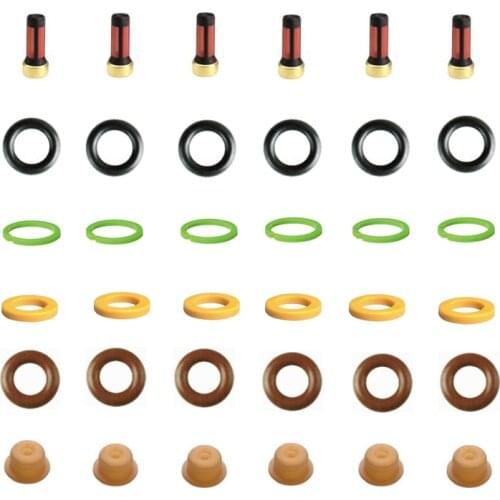 Free Shipping wholesale 6kits univesal bosc* fuel injector repair kit for Audi cars replacement (AY-RK000)