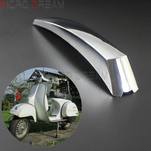 Scooter Motorcycle ABS Front Fender Mudguard Decoration Crest Strip Chrome For VESPA PX 125 150 200 LML T5 EFL Disk