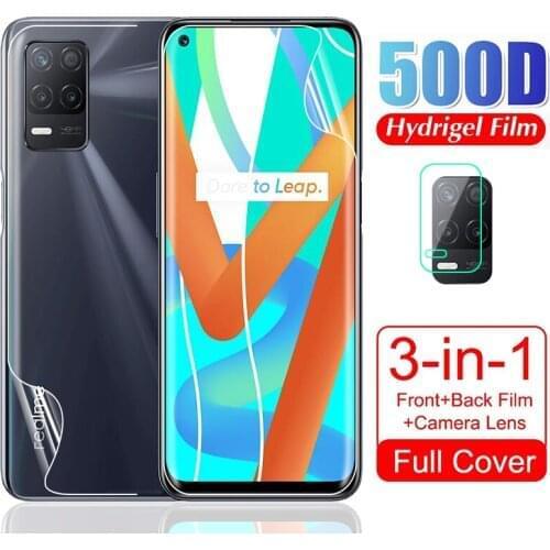 For OPPO Realme V13 5G Soft Hydrogel Screen Protector Camera Lens Front Back Protective Film Not Glass For Realmy V 13 13V 6.5"
