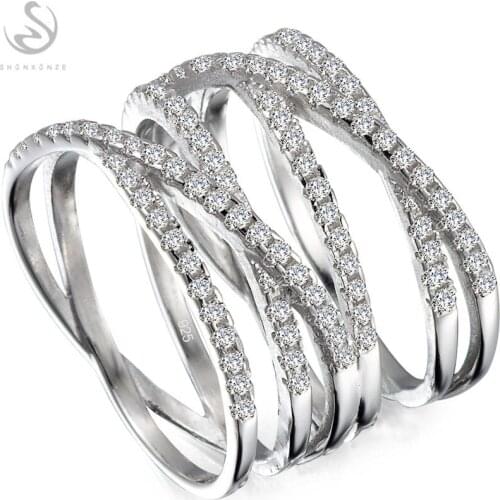 Eulonvan fashion charms wedding 925 sterling silver jewelry rings for men and women Rock White Cubic Zirconia S-3787 size 6 7 9