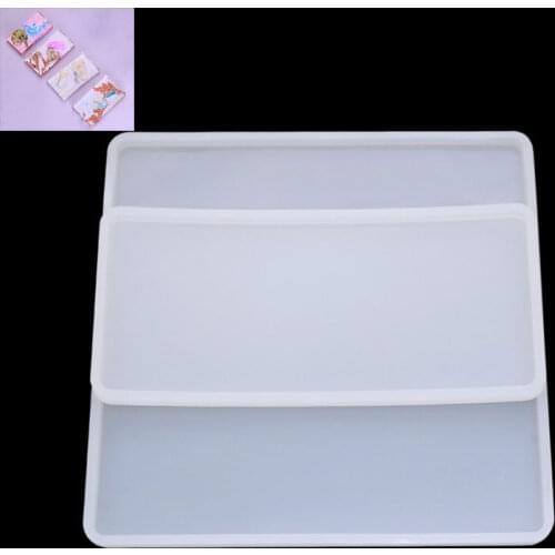 DIY Epoxy Mold Pressure Mud Plate Swing Table Moving License Plate Mold High Mirror Handmade Jewelry Mold Silicone Resin Mold