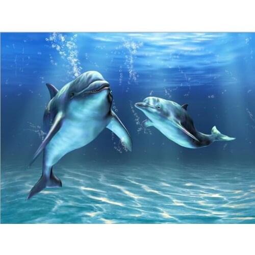 Custom photo wallpaper 3 d murals wallpapers underwater world whale wallpaper boy children room mural TV setting wall paintings