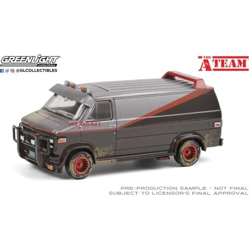 GL 1:64 1983 GMC Vandura Weathered alloy model Car Diecast Metal Toys Birthday Gift For Kids Boy