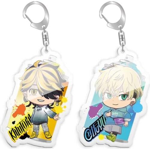 Hot Anime Tokyo Revengers Acrylic Keychain Mikey Draken Chifuyu Pendant Keyring Jewelry Collections