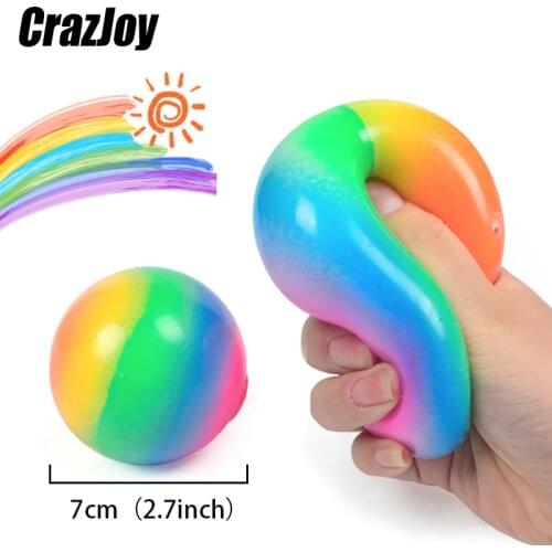 Colorful needoh Ball Press Simpl dimmer Fidget Toys Relieve AntiStress Balls Hand Squeeze Fidget Toy Pack For Child Kids