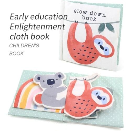 Baby Soft Cloth Books Early Childhood Education Interactive Sound Cloth Book Kids Learning Activity Book For Newborn 0-36 Months