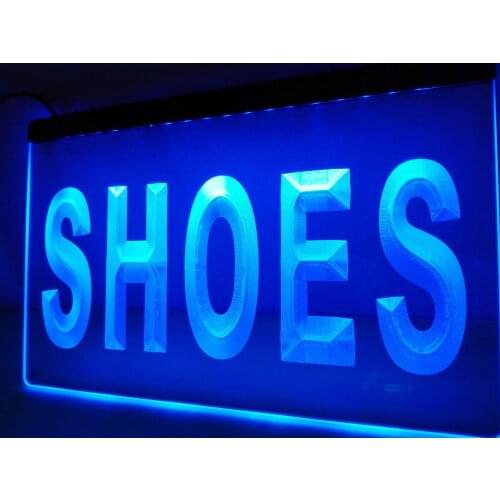 LB999- Shoes Supplier Display Metal Light Sign home decor crafts