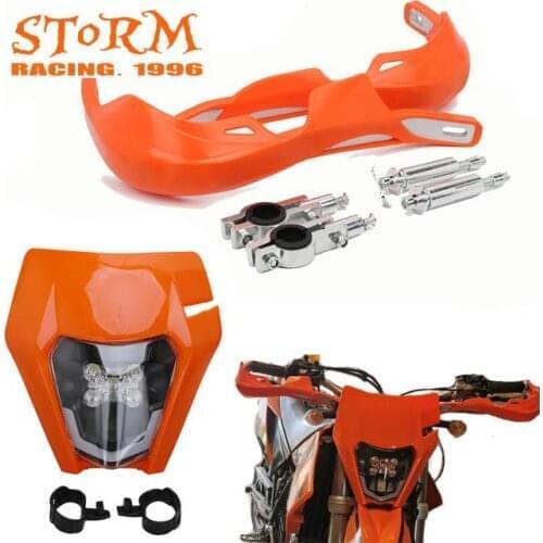 Motorcycle New LED Headlight Headlamp Head Lamp Light Handguard For KTM EXC EXCF SX SXF XC XCF XCW XCFW 125 150 250 300 350-530