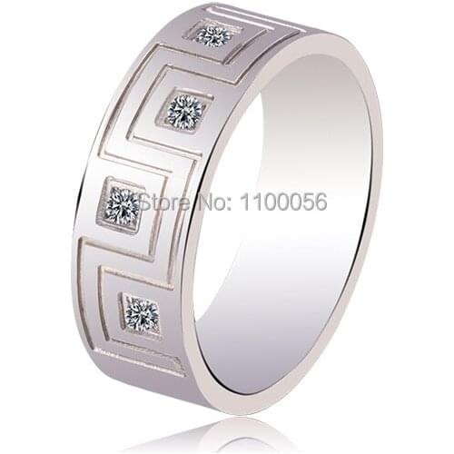 Hot Stainless Steel Ring for Men Bague Femme Argent Bijoux Homme Anillos De Plata Spinner Ring Titanium Signet Rings JH1514