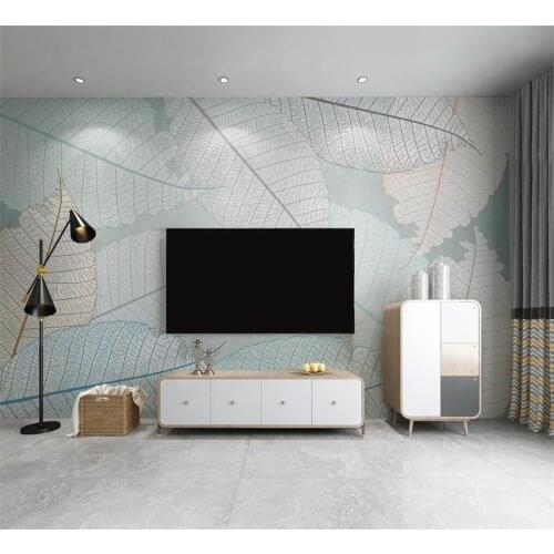 Custom wallpaper black and white Southeast Asia plant animal elephant giraffe background wall mural home decoration 3d wallpaper
