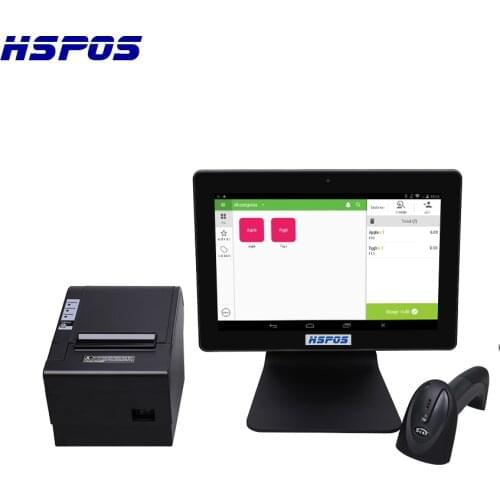 Newest Android 12inch POS Tablet Cash Register with Printer,Scanner,With Free SDK Driver for Restaurant
