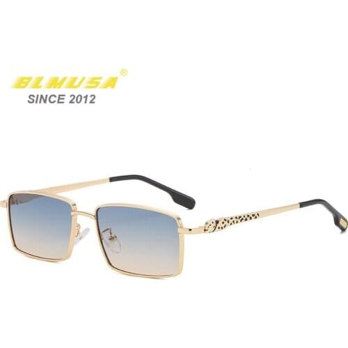 CLLOIO New Leopard Square Small Glasses Women Personality Simple Sunglasses For Women Small Frame Sun Glasses 2021 Shades UV400