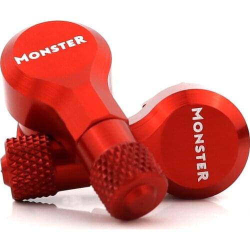 Motorcycle Front and Rear CNC Wheel Tubeless Tire Valve Stems 90 Degree 8.3mm For DUCATI Monster 695 696 796 821 1100 1200 1200R