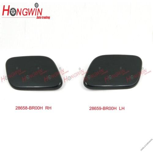 Front Bumper Right&Left Car Headlamp Headlight Washer Spray Nozzle Jet Cover Cap For Nissan Qashqai 2010 2011 2012 2013 2014