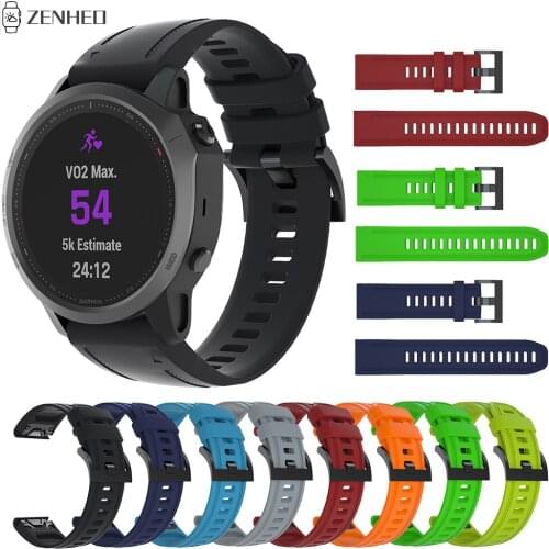 20mm Silicone Strap for Garmin Fenix 6S Smart Watch Band Quick Release Easy Fit Watchband for Garmin Fenix 5S Wrist Band