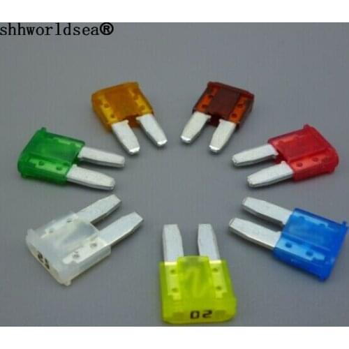 Shhworldsea 12pcs 8MM Auto Automotive Car Boat Truck Blade Fuse Box Assortment 5A7.5a 10A 15A 20A 25A 30A