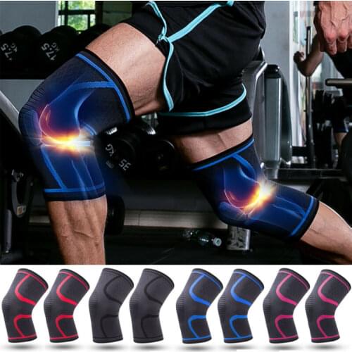Sports Compression Knee Brace Support Pad Guard Arthritis Pain Gym Protector