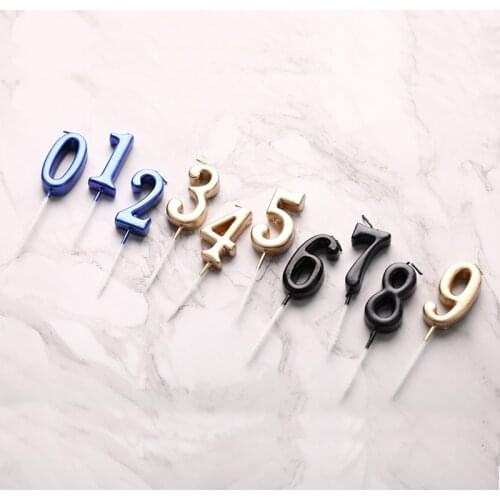 Number Birthday Candles 1 2 3 4 5 6 7 8 9 0 Kids Birthday Candles For Cake Party Supplies Decoration Cake Candles