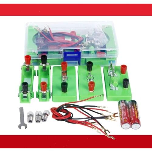 Lighting small light bulb by circuit Experiment primary school equipment Series parallel experiment physics experiment equipment