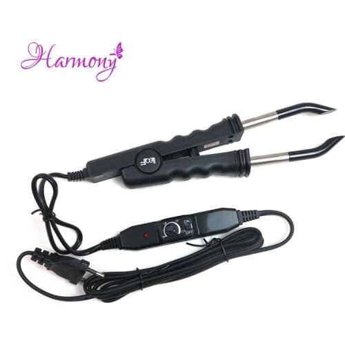 Loof Fusion Hair Extension Iron Keratin Bonding Tools Fusion Heat Connector Adjustable Temperature Fusion Heat Connector EU Plug