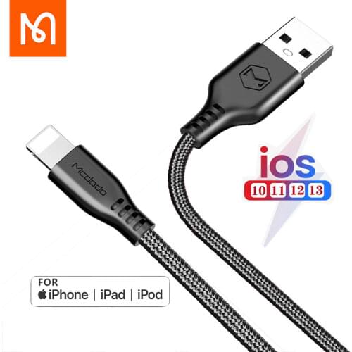 MCDODO Lightning Charging Cable 2.4A Fast Charger For iPhone 11 Pro Max iPad iPod Warrior Y Series Iphone cases usb