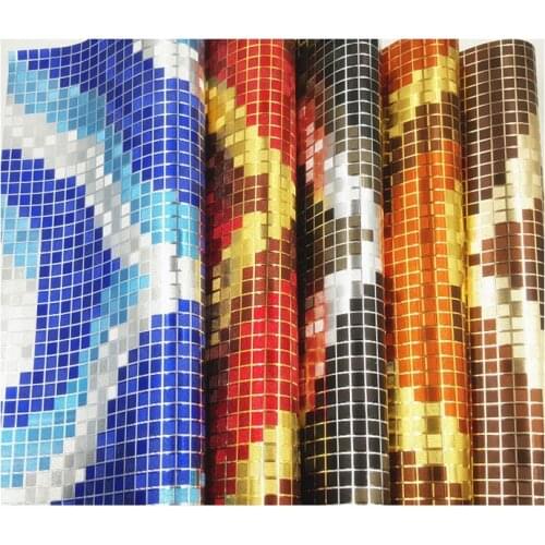 Gold Foil Mosaic Wallpaper roll Vinyl Metallic Vinyl Wallpapers Luxury Wallpaper Living Room Decorative Luxury Wallpaper Modern