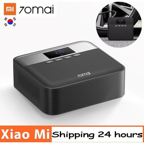 Xiaomi 70mai Air Compressor 12V 70MAI protable Electric Car Air Pump Mini compressor Tire Inflator Auto Tyre Pumb mijia Inflator