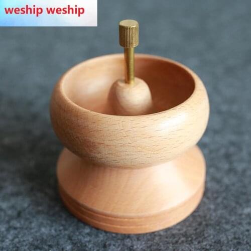 Jewellery Making Seed Bead Stringing Tool Beading wooden Bowl wooden beadwork Diamonds Crafts sequins Around 9.5cm Diameter