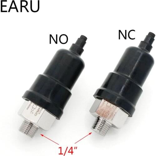 1/4'' Swtich Adjustable QPM11-NC / QPM11-NO Air Pressure Switch Wire External Thread Nozzle Pressure Controller Sensor Pnumatic