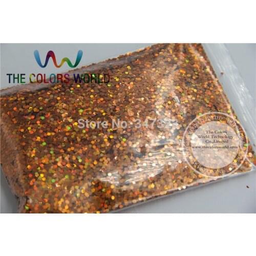 1.5MM Laser Light Copper Color Glitter Spangles ,holographic Color Sequins for nail art or Other DIY decora