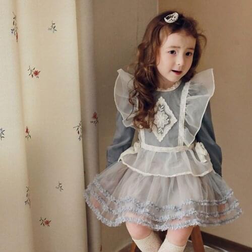2021 Toddler Baby Clothes Vintage Infant Kids Vest for Girls Children Crochet Lace Flower Hollow Casual Tops Waistcoat