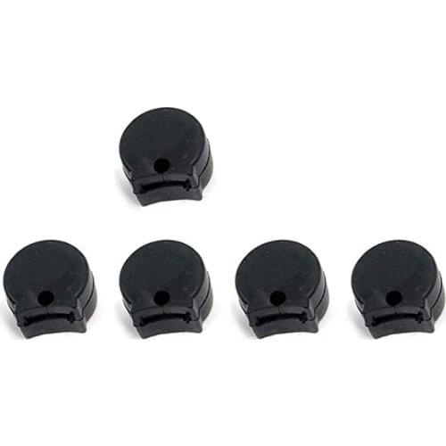 5PCS Clarinet Hardware Clarinet Thumb Rest Cushion Protector Soft Rubber Clarinet Thumb Protector, Black