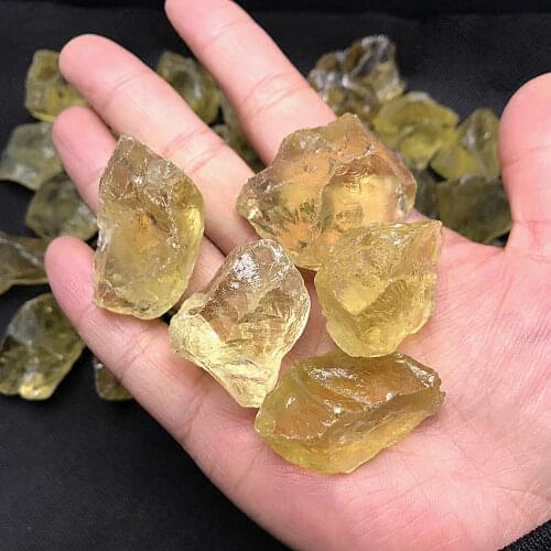 5pcs Raw Natural Citrine Quartz Crystal Rough Stones Original Stones yellow quartz Mineral samples healing