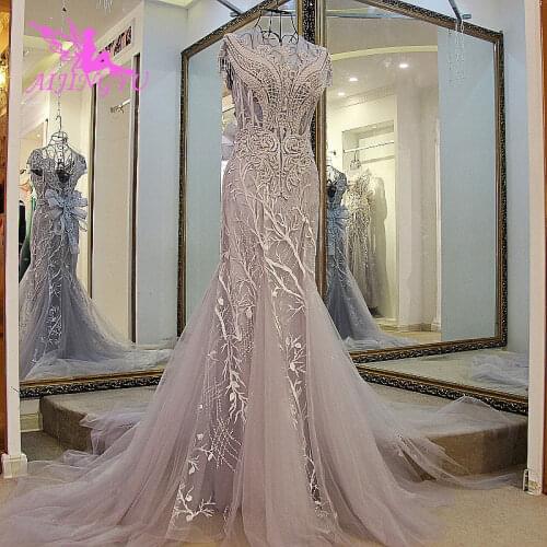 AIJINGYU Winter Wedding Dress Princess Bride Gown Hot Crop Top engagement Victorian Gown Alterations Elegant Dresses For Wedding