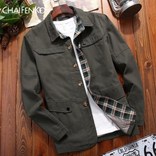 CHAIFENKO Mens Autumn Jackets
